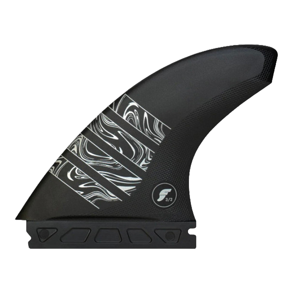 Futures - Ailerons Thrusters - Vector 3/2 Alpha series Carbon gris Viral surf