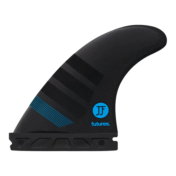 Futures - Ailerons thruster - JJF Alpha Carbon/bleu Viral Surf