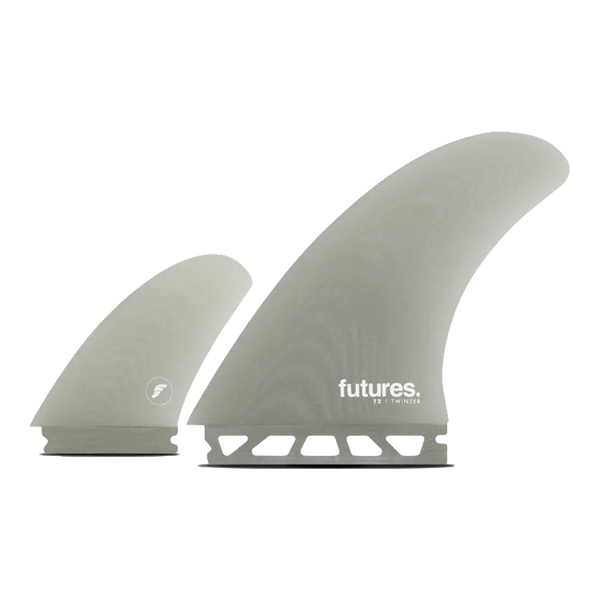 Futures - Ailerons twinzer - Dérives T2 9 deg gris Viral surf