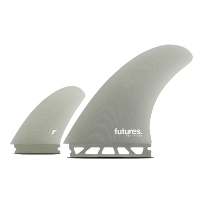 Futures - Ailerons twinzer - Dérives T2 9 deg gris Viral surf