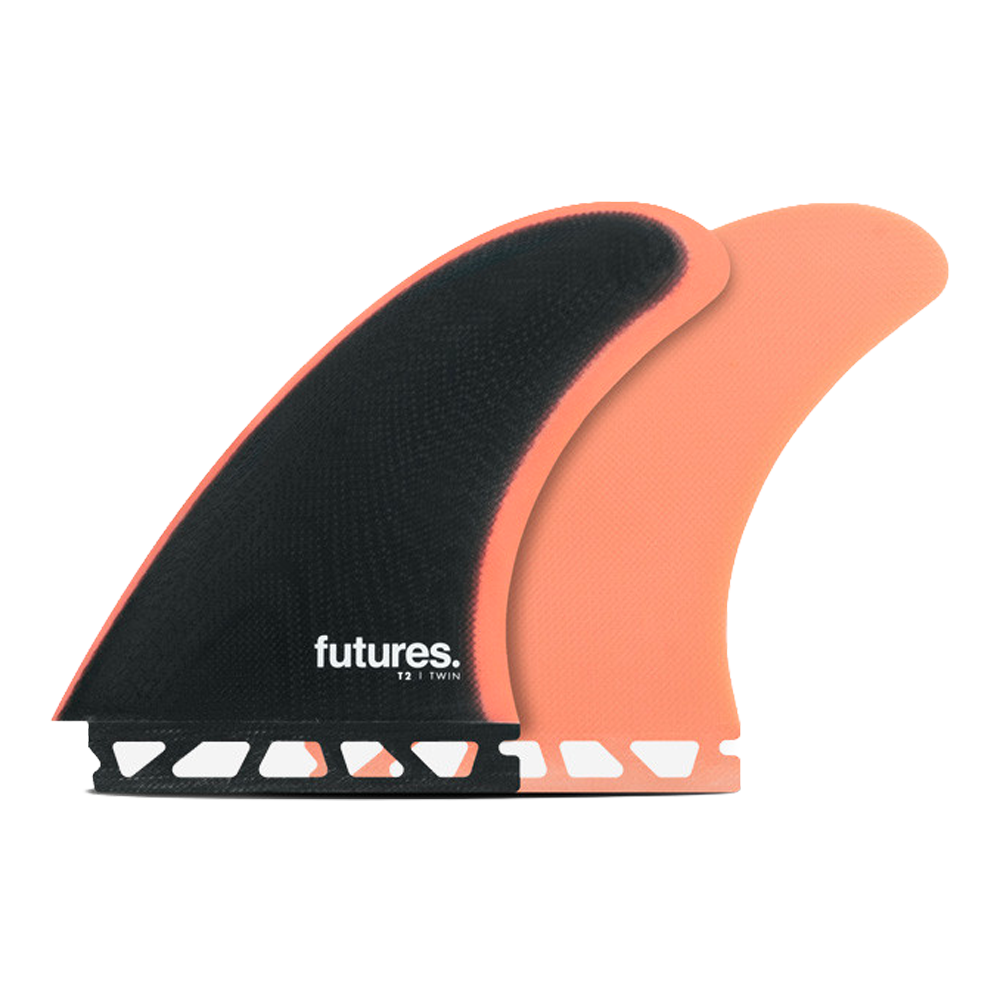 Futures - Aileron twin - T2 Fiberglass Twin Fin Set Shapers Club