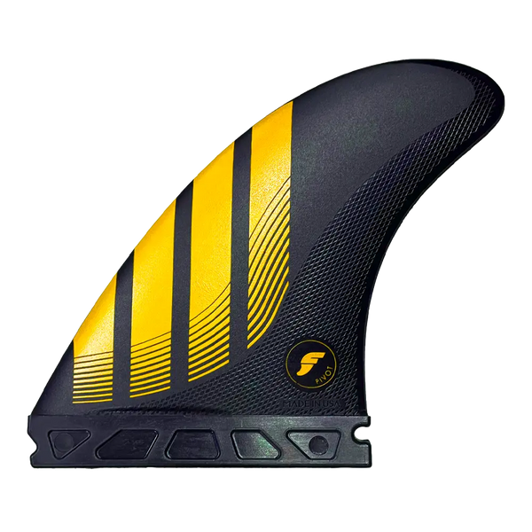 Futures - Ailerons thruster - Alpha series jaune SURFHARDWARE