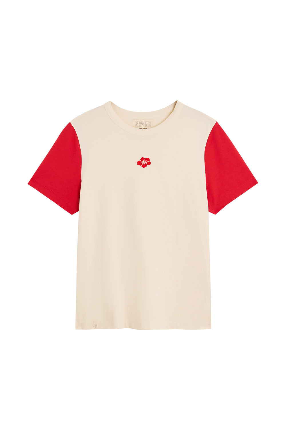 Graine T-shirt Marée Rouge – vue à plat