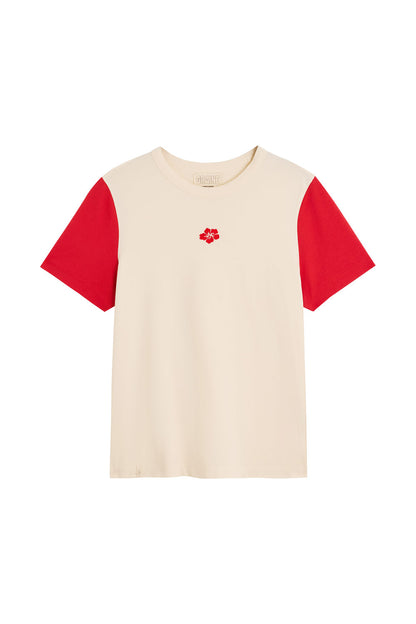 Graine T-shirt Marée Rouge – vue à plat