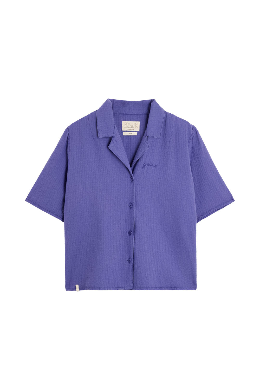 Graine Chemise Ciel Violet – vue à plat