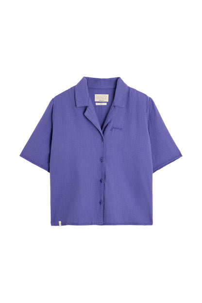 Graine Chemise Ciel Violet – vue à plat