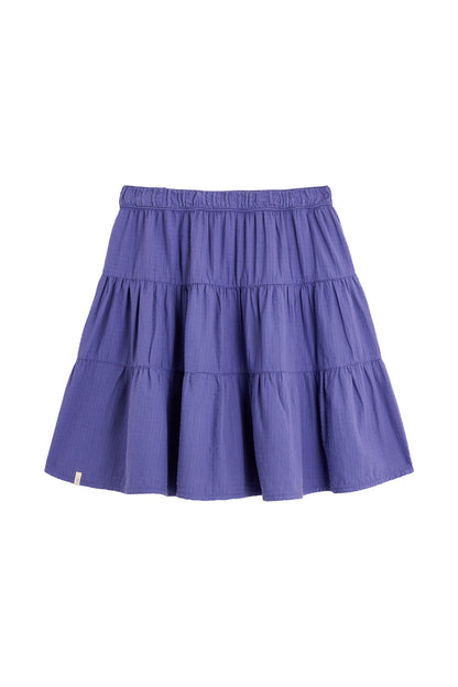 Graine Jupe Midi Violet – vue à plat