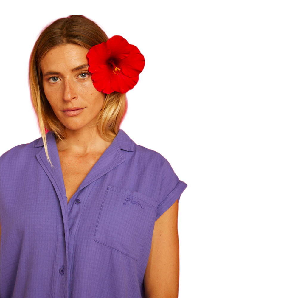 Graine - Chemise Femme - Flare Violet Graine