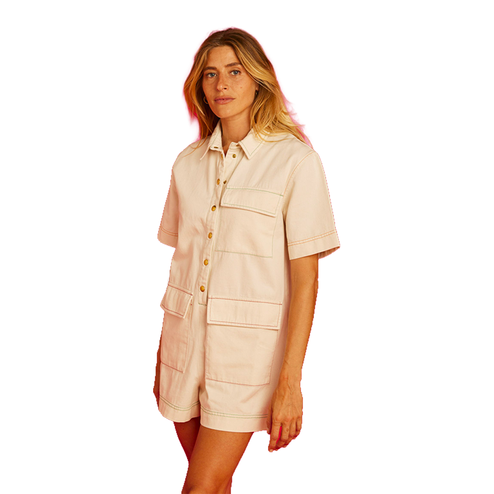 Graine - Combinaisons / Combishorts Femme - Étreinte Rose