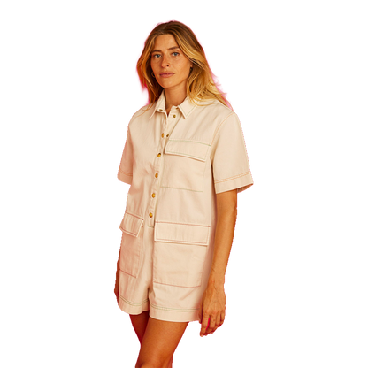 Graine - Combinaisons / Combishorts Femme - Étreinte Rose