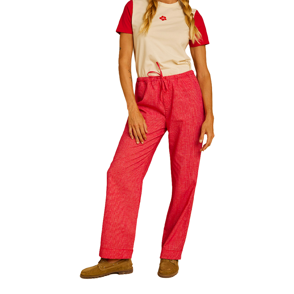 Graine - Pantalons Femme - Aurore Rouge