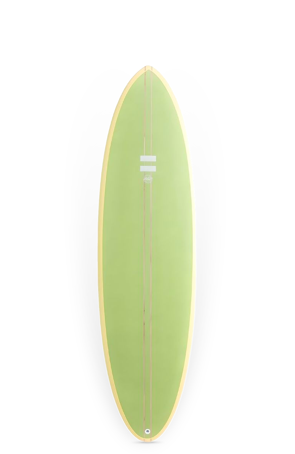 Indio endurance surfboards - The egg - 7'6" x 22" x 2 7/8" - 56L Cream Olive Olatu SL