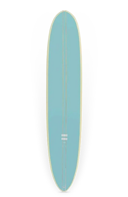 Indio surfboards - Trim machine  - 9'1" x 21" 7/8 x 2" 7/8 - 70.2L Cream blue Olatu SL