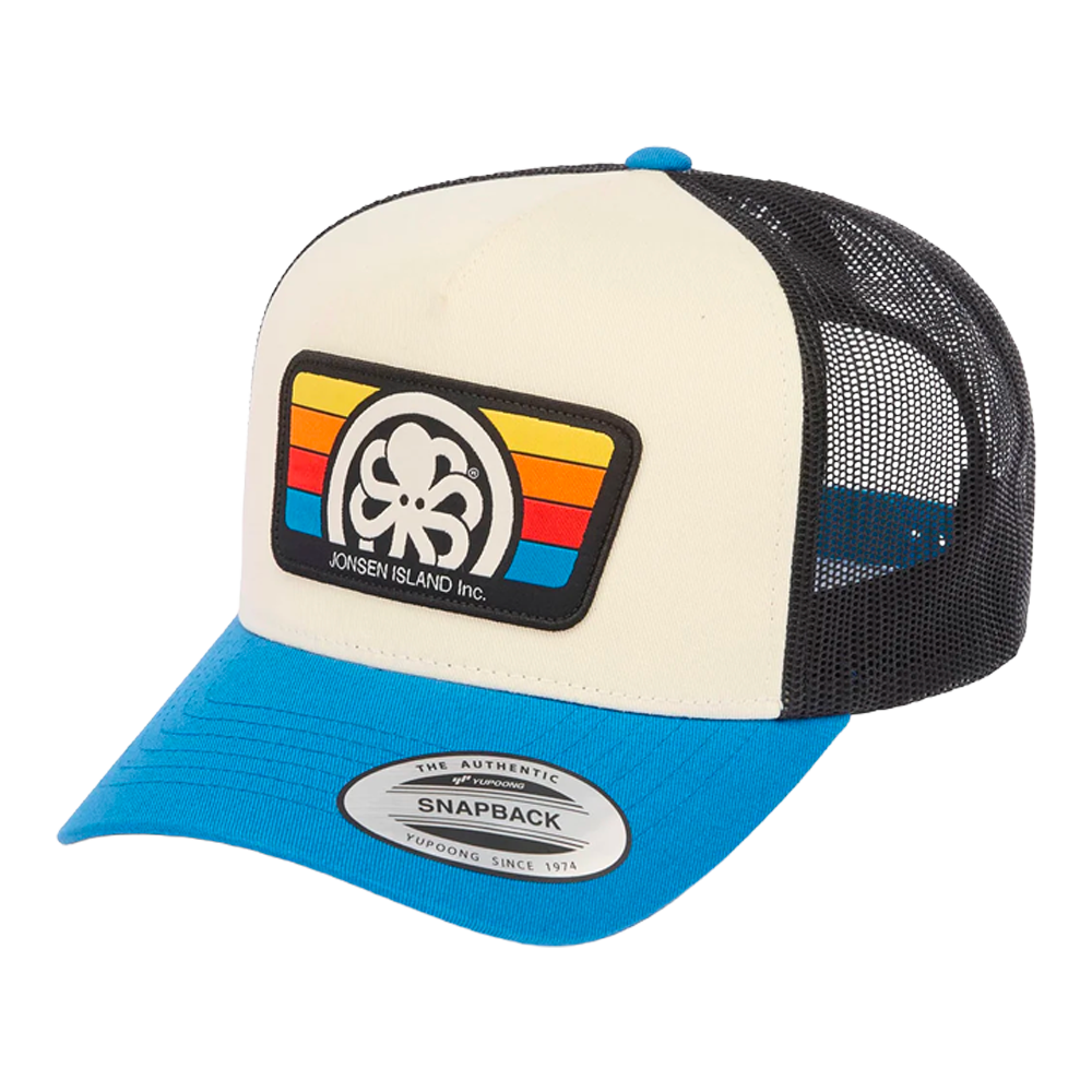 Jonsen island - Casquettes - Trucker burned baja california multicolore Jonsen island