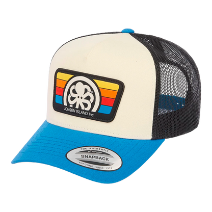 Jonsen island - Casquettes - Trucker burned baja california multicolore Jonsen island