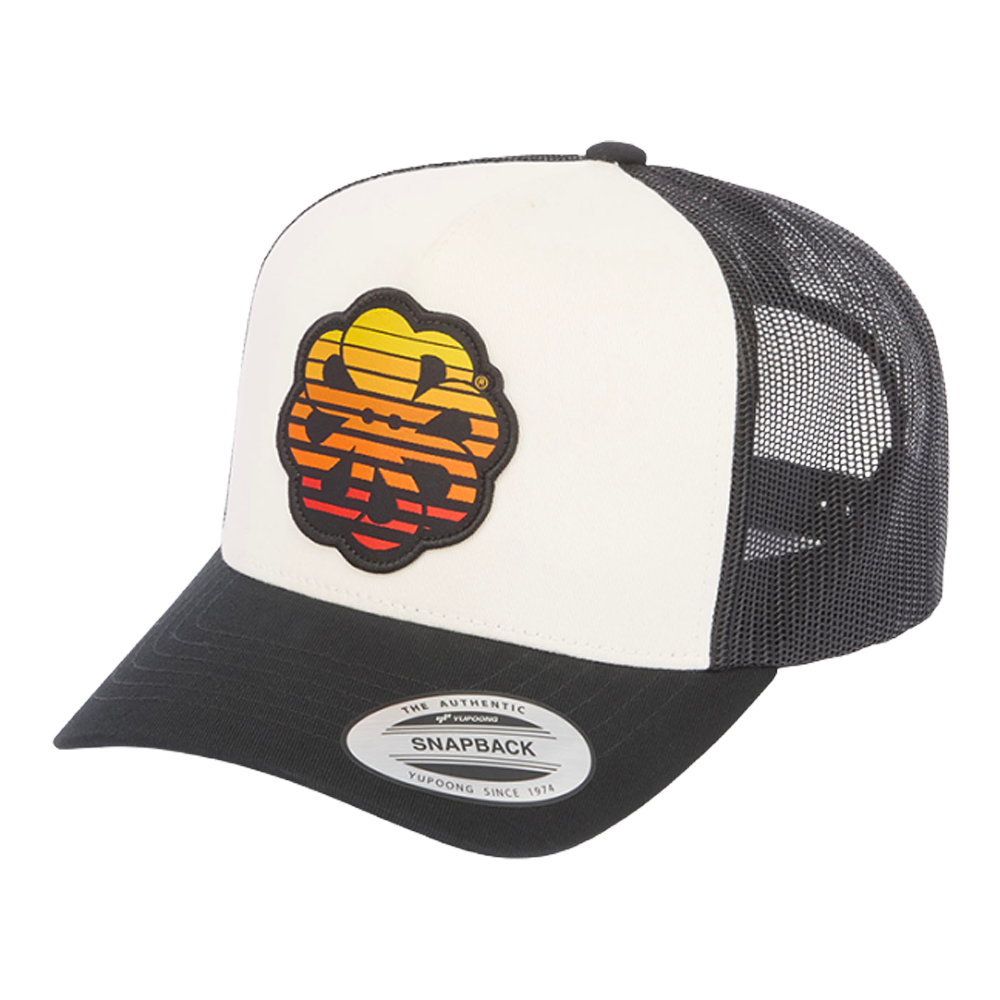 Jonsen island - Casquettes - Trucker flower 3 flower sun noir Jonsen island