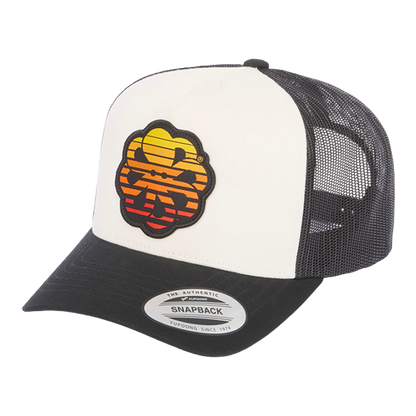 Jonsen island - Casquettes - Trucker flower 3 flower sun noir Jonsen island