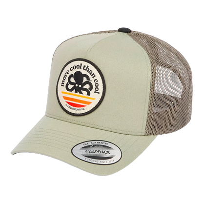 Jonsen island - Casquettes - Trucker more cool olive vert Jonsen island