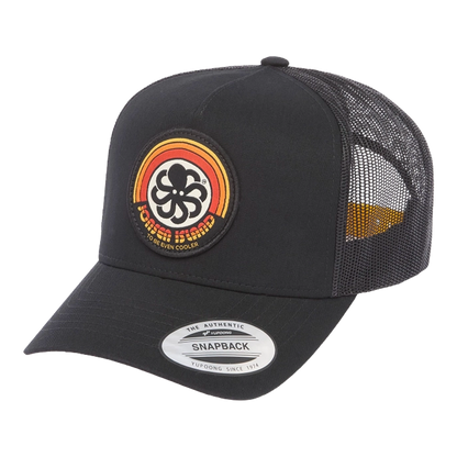 Jonsen island - Casquettes - Trucker rainbow 2 black noir Jonsen island