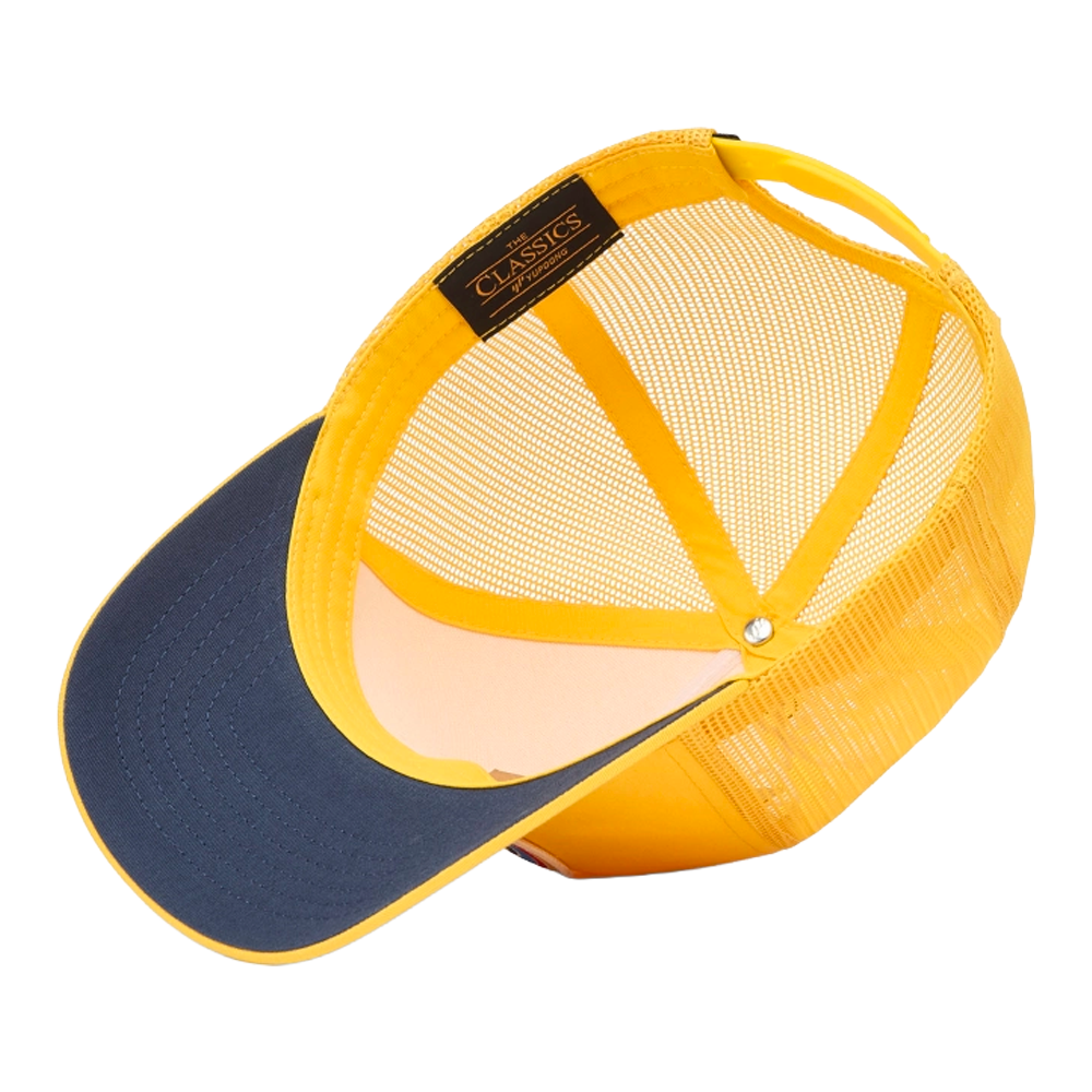 Jonsen island - Casquettes - Trucker rainbow 2 full yellow jaune Jonsen island