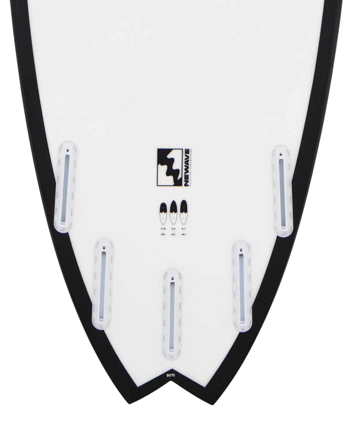 Newave - All round fish - 6'6" x 22 5/8" x 2 3/4" - 42L Newave
