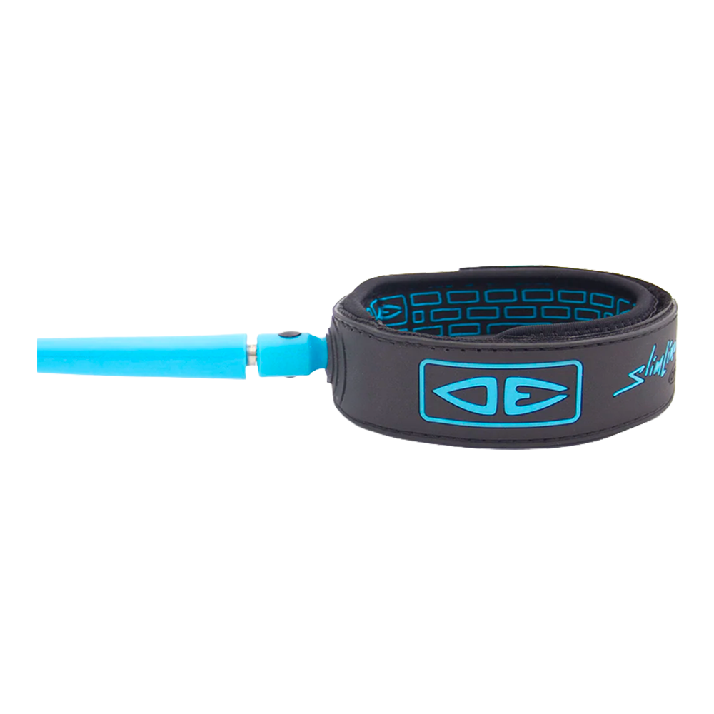 Ocean and earth - Leash - Comp pro 6' slimline ultra light bleu