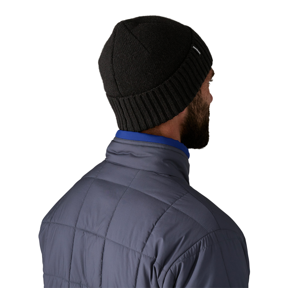 Patagonia - Bonnets - Fishermans Rolled Beanie noir Patagonia Purpose Trust