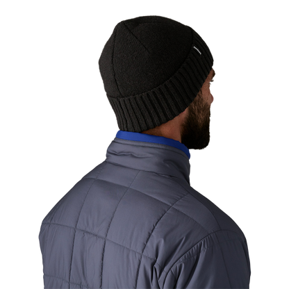 Patagonia - Bonnets - Fishermans Rolled Beanie noir Patagonia Purpose Trust