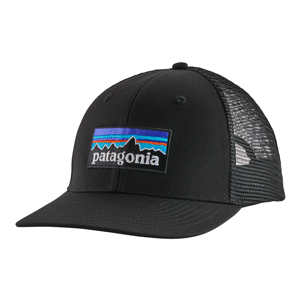 Patagonia - Casquettes - P-6 Logo Trucker Hat - Black Patagonia Purpose Trust