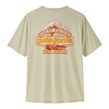 Patagonia - T-shirts - Cap Cool Daily Shirt - Great Waves - Dyno White Patagonia Purpose Trust