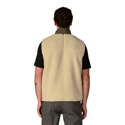 Patagonia - Vestes & surchemises - Classic Retro-X Vest - Dark Natural w/Basin Green Patagonia Purpose Trust