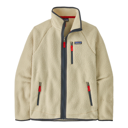 Patagonia - Vestes & surchemises - Retro Pile Jkt - Pelican w/Smolder Blue Patagonia Purpose Trust