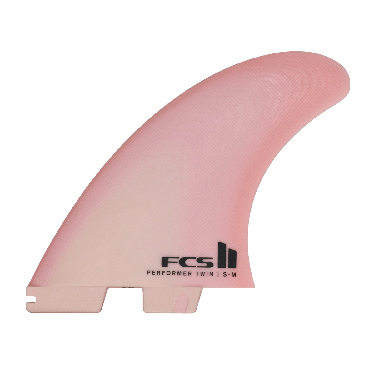 FCS II - Ailerons Twin + 1 - Performer Fibre de verre Blush