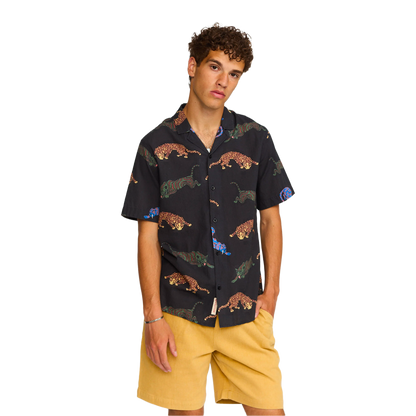 Revolution - Chemises - Cuban léopard noir Selfhood®