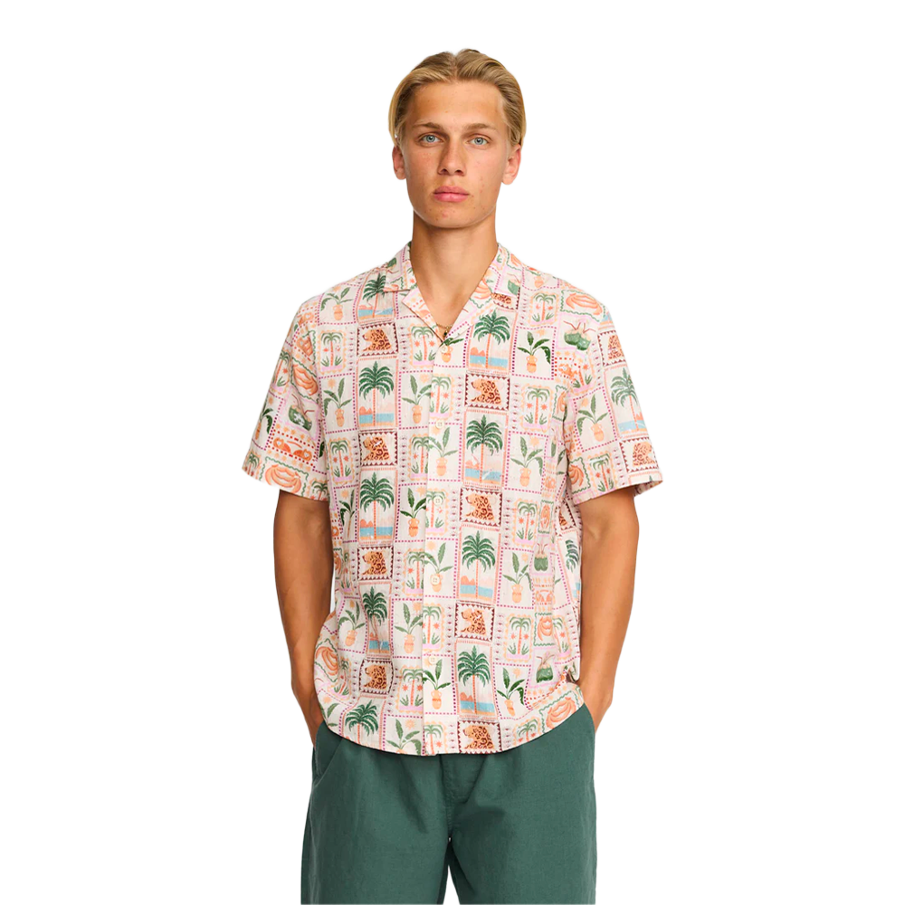 Revolution - Chemises - Cuban palmier blanc Selfhood®