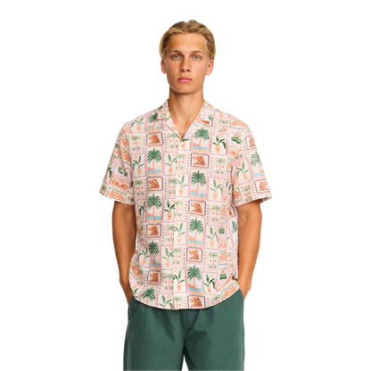Revolution - Chemises - Cuban palmier blanc Selfhood®