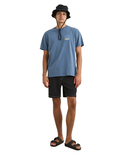 Rhythm - Boardshorts - Panel stripe noir Hoff