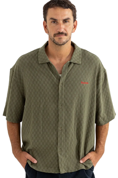 Rhythm - Chemises - Wash check - Vert Hoff