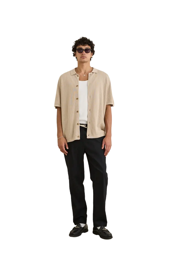 Rhythm - Pulls & mailles - Textured Knit beige Hoff