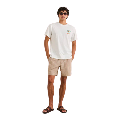 Rhythm - Shorts - Seersucker marron Hoff