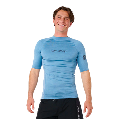 Rip curl - Vestes & tops - T-shirt anti-UV manches courtes Dawn patrol perf bleu Rip curl