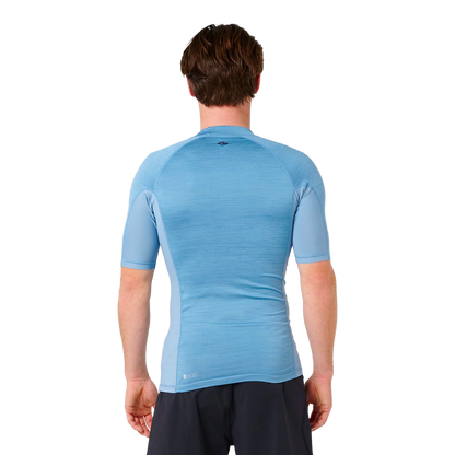 Rip curl - Vestes & tops - T-shirt anti-UV manches courtes Dawn patrol perf bleu Rip curl