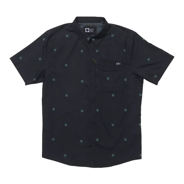 Salty crew - Chemises - Flagship button up phantom noir Globe Europe SAS