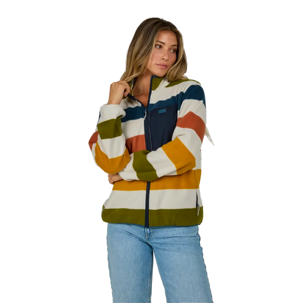Salty crew - Polaire femme - Polar jacket swelter multicouleur Globe Europe SAS