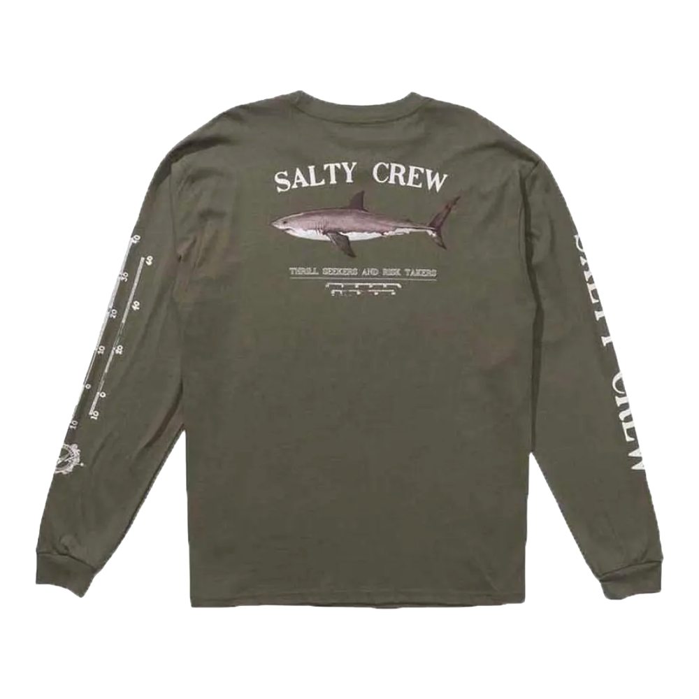 Salty crew - T-shirts manches longues - Bruce vert Globe europe SAS