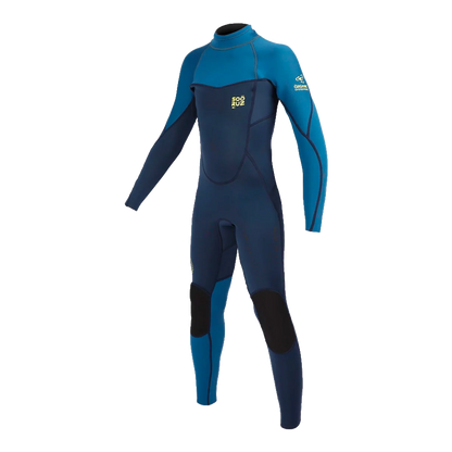 Soöruz - Combinaison intégrale - Fly + back zip 4/3 mm bleu Soöruz
