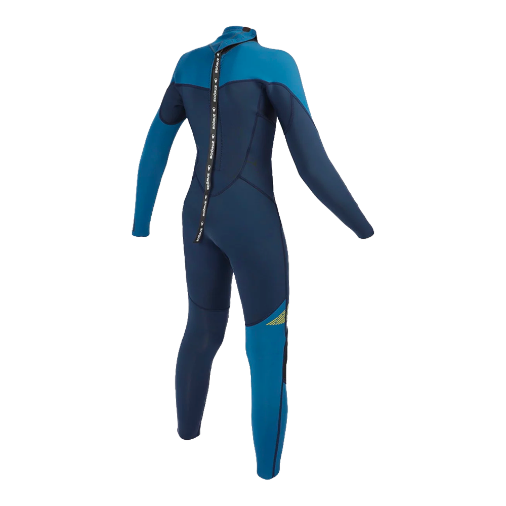 Soöruz - Combinaison intégrale - Fly + back zip 4/3 mm bleu Soöruz
