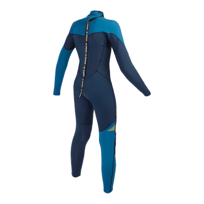 Soöruz - Combinaison intégrale - Fly + back zip 4/3 mm bleu Soöruz