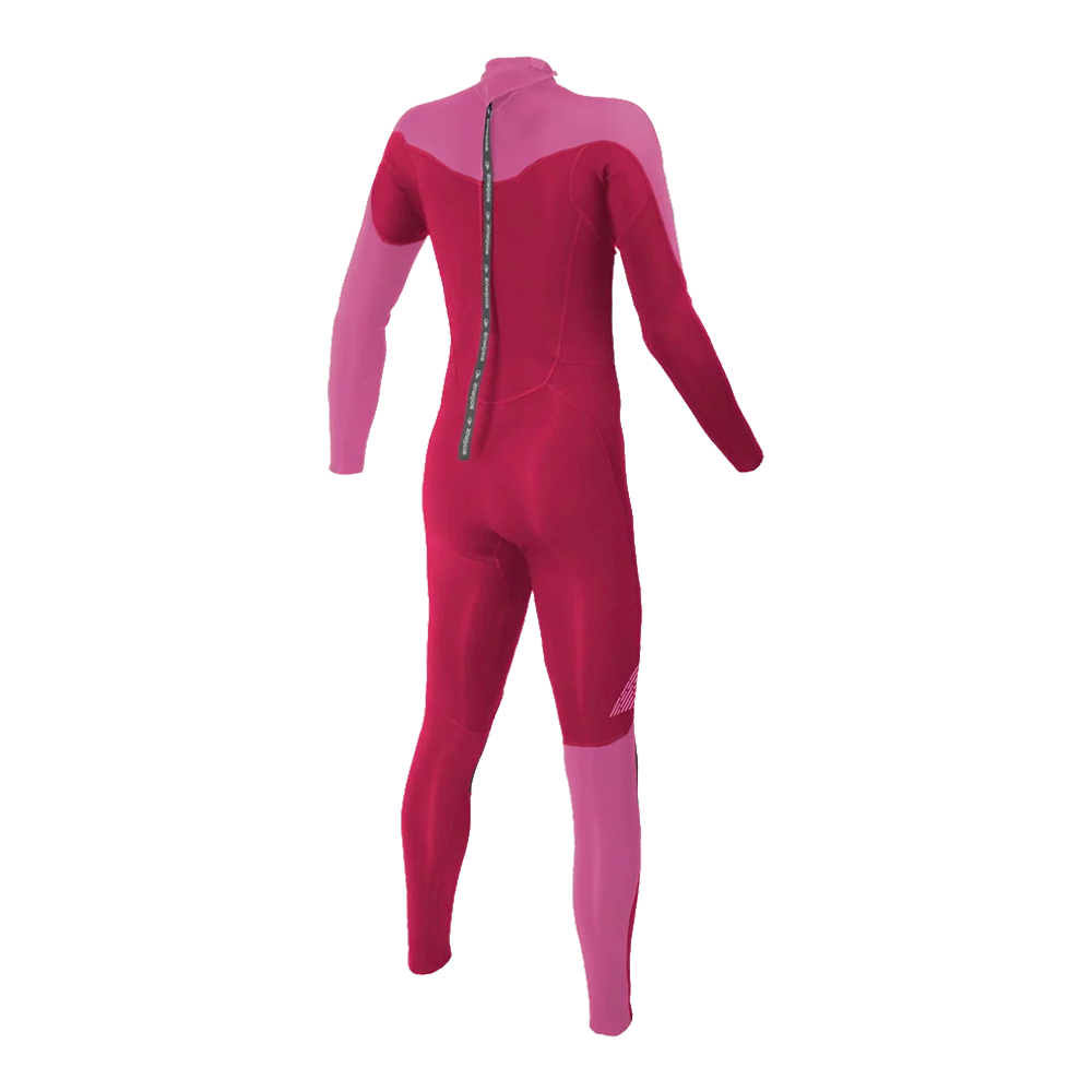 Soöruz - Combinaison intégrale - Fly + back zip 4/3 mm rose Soöruz