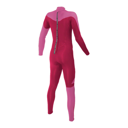 Soöruz - Combinaison intégrale - Fly + back zip 4/3 mm rose Soöruz